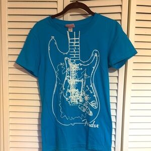 Fender Blue Short Sleeve Guitar Tee